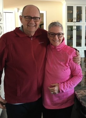 Alzheimer society clients, Gaylene and Bill