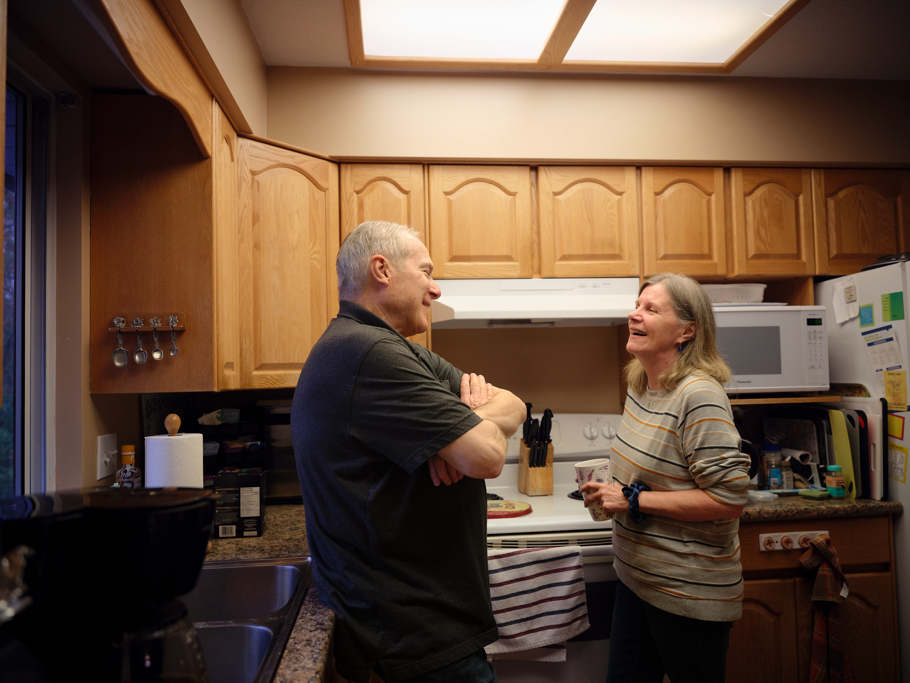 Fred and Rosie Keating in their home in Maple Ridge.
