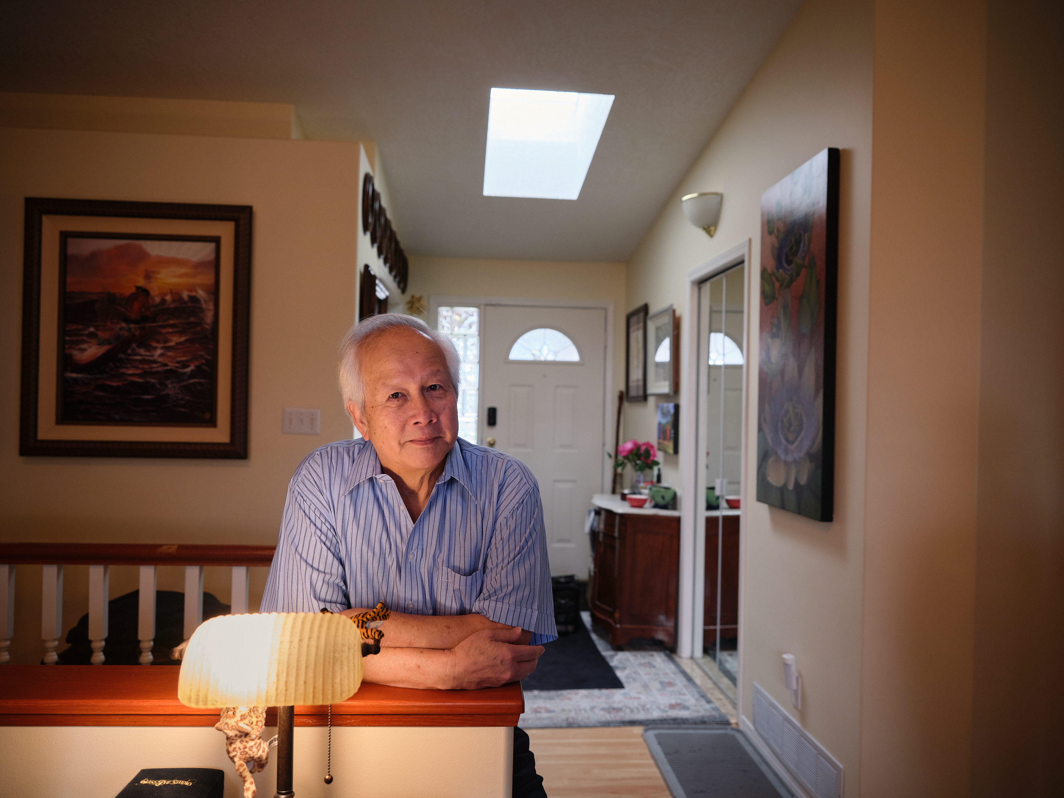 Lawrence at home