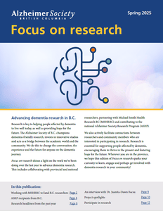 Cover of Focus on Research 2025