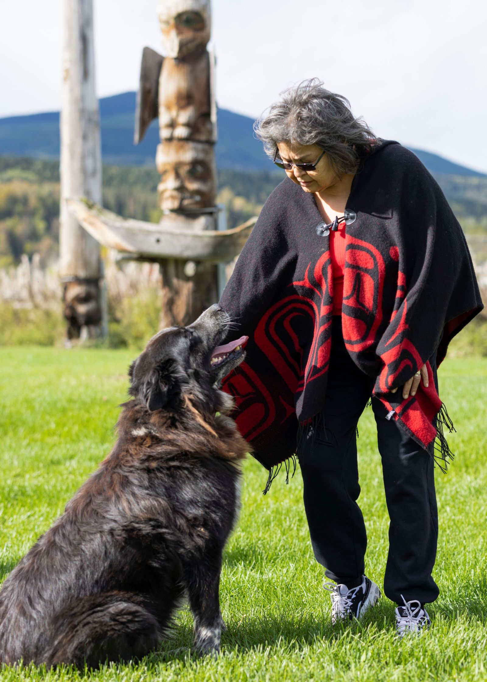 Kay Wilson with her&nbsp;late husband’s dog, Spot Wilson,&nbsp;who has been a companion to Kay on her dementia journey.