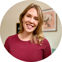 Woman smiling